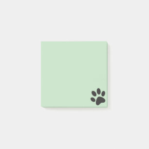paw print post-it notes