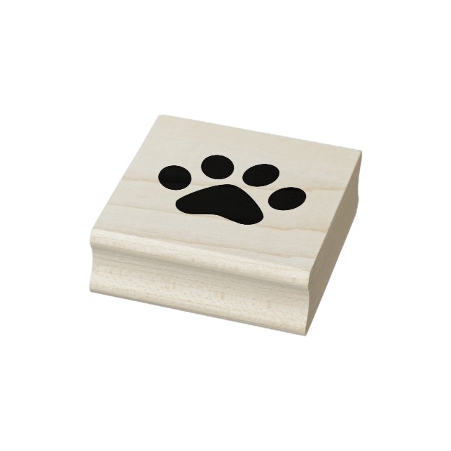 Paw Print Rubber Stamp (Stamp)