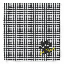 Paw Print Sports GO TEAM NAME! Chequerboard Custom
