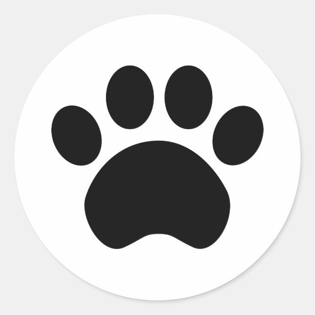 Paw Print Sticker (Front)
