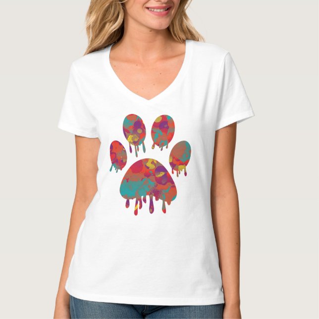 Paw Print T-Shirt (Front)