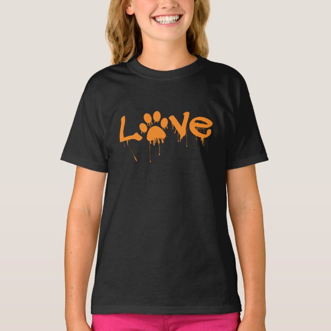Paw Print T-Shirt (Front)