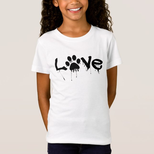 Paw Print T-Shirt (Front)