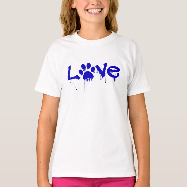 Paw Print T-Shirt (Front)