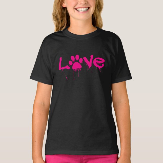 Paw Print T-Shirt (Front)