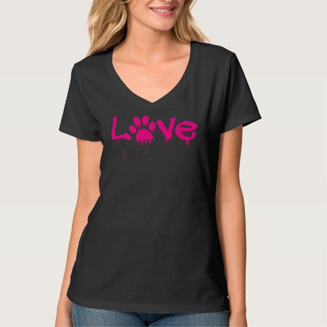 Paw Print T-Shirt (Front)