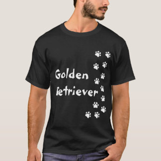 Paw print t-shirt - add your own name or dog breed