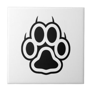 Paw Print Tile