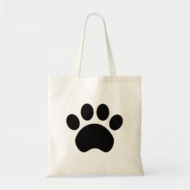 Paw Print Tote Bag (Front)