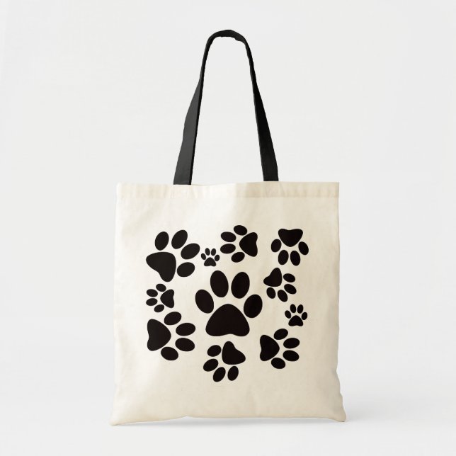 Paw Print Tote Bag (Front)