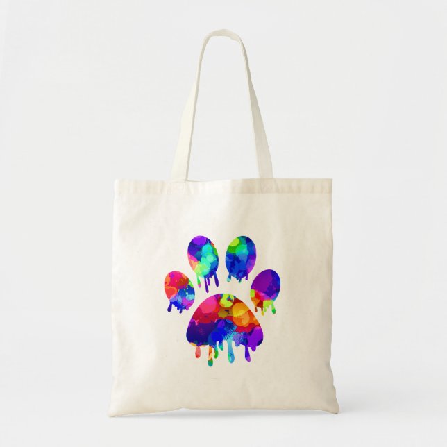 Paw Print       Tote Bag (Front)