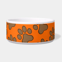 Paw Print Vivid orange