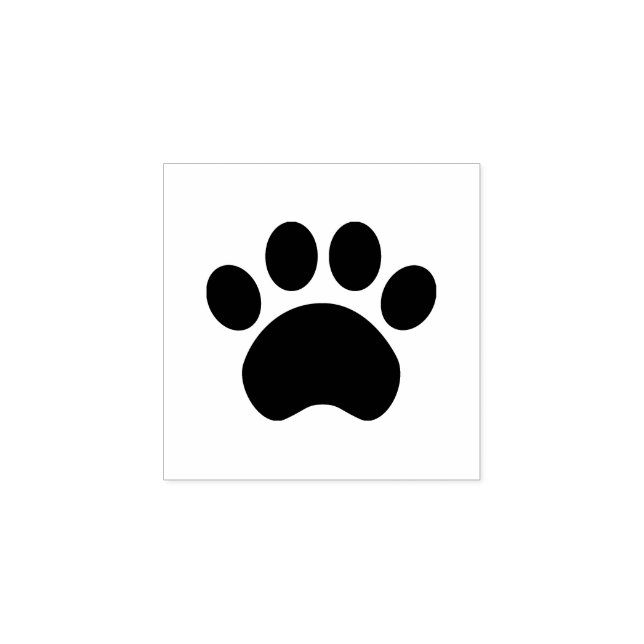Paw Print Wood Stamp (Imprint)