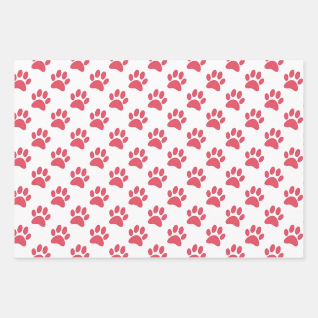 Paw Print Wrapping Paper (Front)