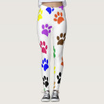 Paw Prints All Over Leggings<br><div class="desc">All Over Paw Prints Design,  Pawprints,  Paw Prints,  Paw,  Animal,  Pet,  Dog,  Design</div>