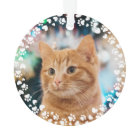 Paw Prints and Hearts Frame Custom Pet Photo