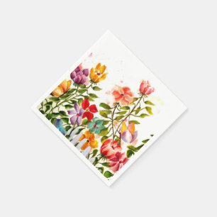 PAW PRINTS BEHIND THE FENCE PAPER NAPKINS