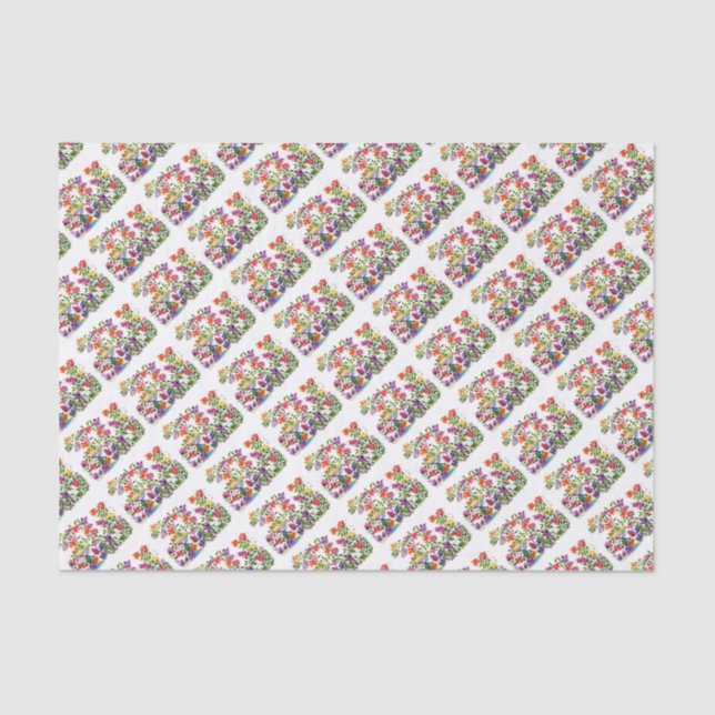 PAW PRINTS BIRD BATH TISSUE PAPER (Front)