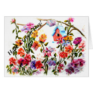 PAW PRINTS BIRD HOUSE