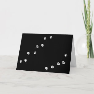 Paw Prints Card