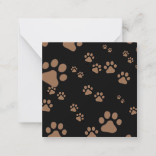 Paw Prints Card