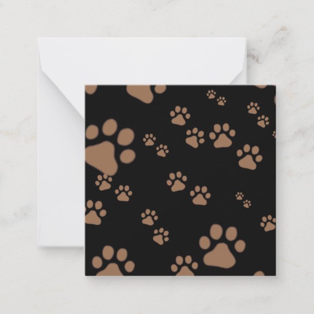 Paw Prints Card (Front)