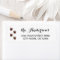 Paw Prints Custom Family Name Return Address Label