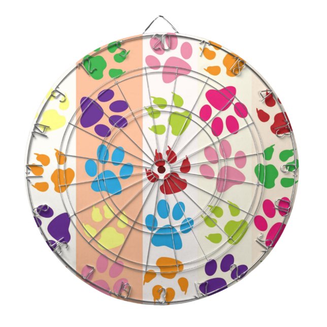 Paw Prints Dartboard (Front)