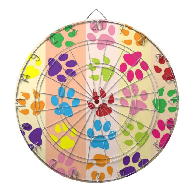 Paw Prints Dartboard (Front)