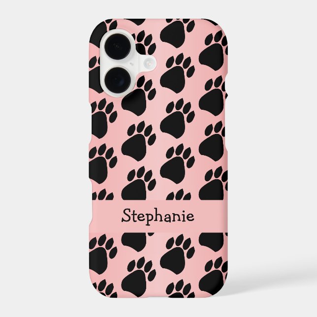 Paw Prints Design Pink Coloured (Back)