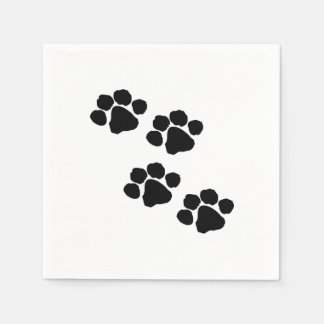 Paw Prints For Animal Lovers Napkin