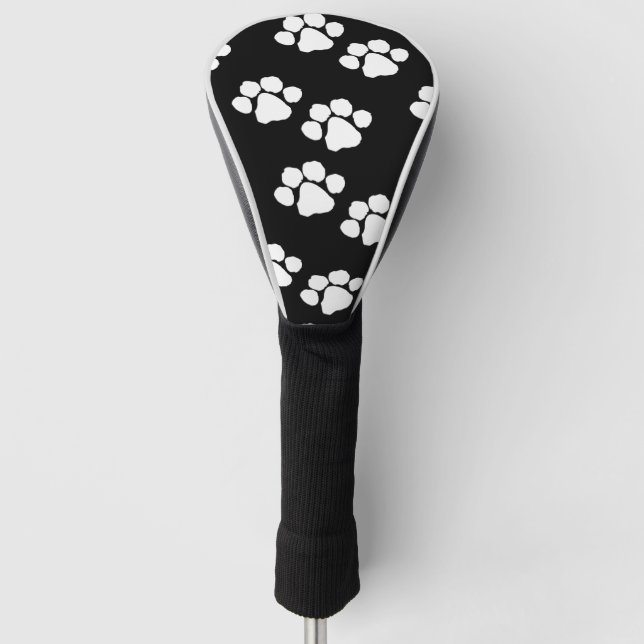 Paw Prints For Pet Lovers   Golf Head Cover (Front)