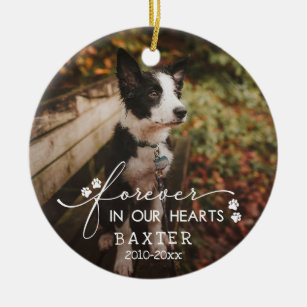 personalized pet ornaments in memory