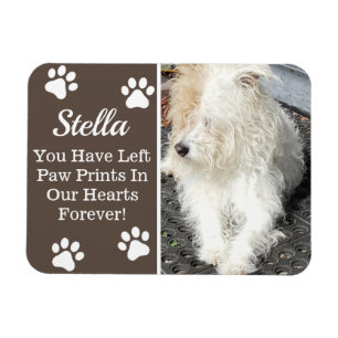 Paw Prints In Our Heart, Loss of Pet Magnet
