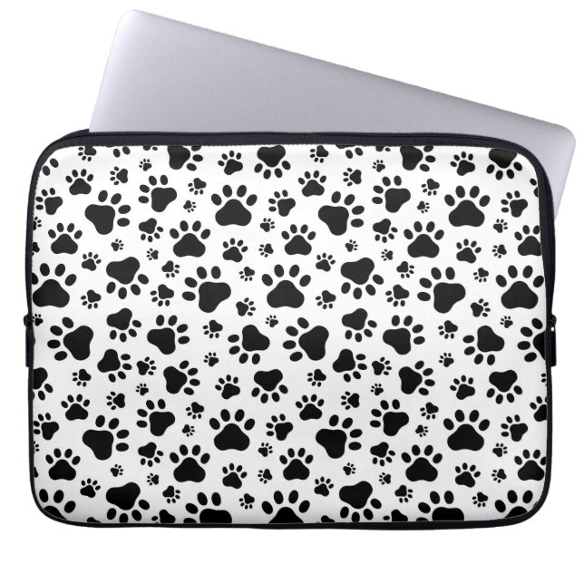 Paw Prints Laptop Sleeve (Front)
