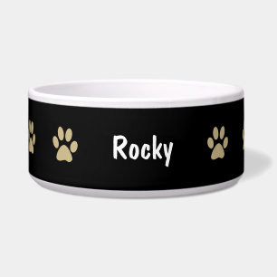 Paw Prints Large Dog Bowl