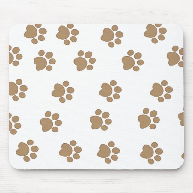 Paw Prints Mousepad (Front)