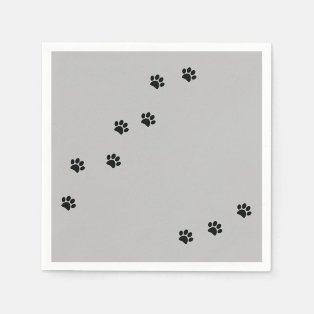 Paw Prints Napkin (Front)
