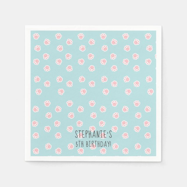 Paw Prints Napkins (Front)