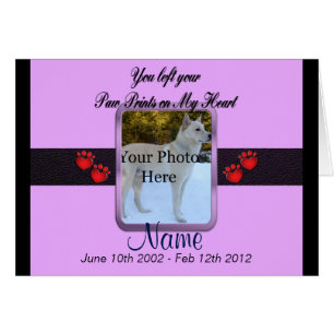 Paw Prints on My Heart - Mauve