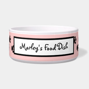 Paw Prints Pet Bowl