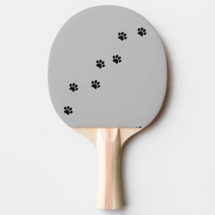 Paw Prints Ping Pong Paddle