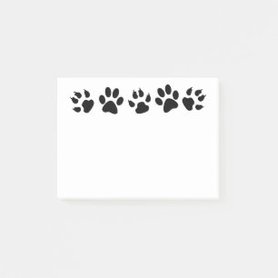 Paw Prints Post-it Notes