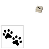Paw Prints rubber stamp from The English Stamp Company.