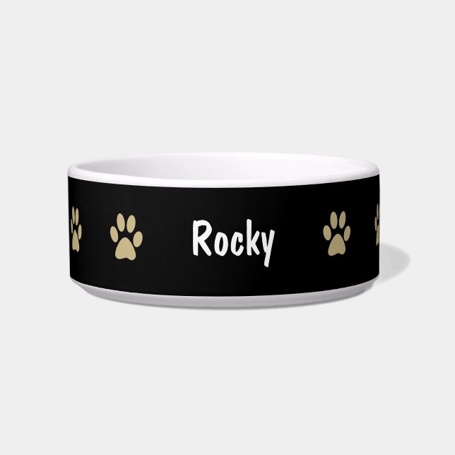 Paw Prints Small Dog Bowl (Front)