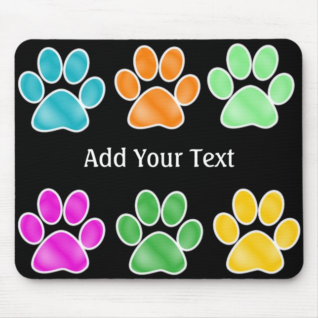 Paw Prints - SRF Mouse Mat (Front)