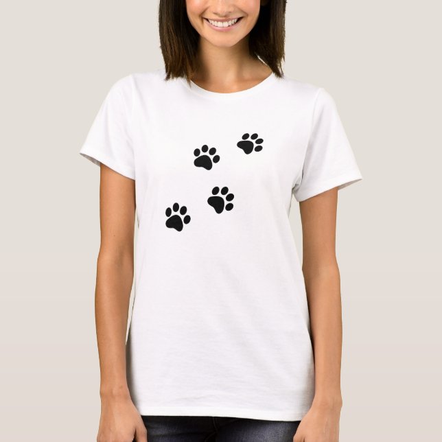Paw prints t shirt (Front)