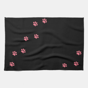 Paw Prints Tea Towel