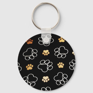 Paw Prints Templare Gifts Key Ring