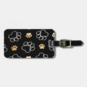 Paw Prints Templare Gifts Luggage Tag